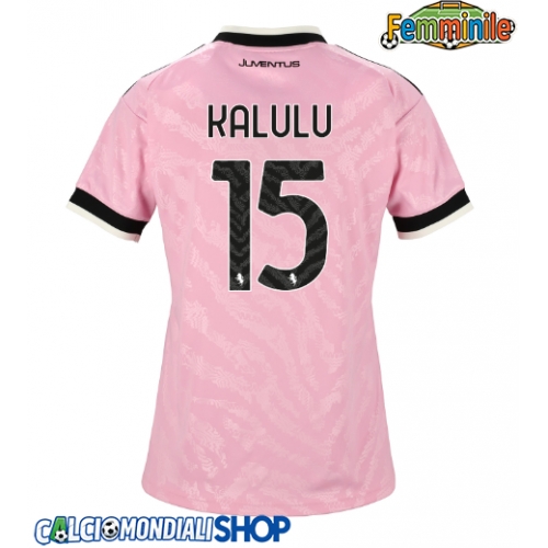 Maglie da calcio Juventus Pierre Kalulu #15 Seconda Maglia Femminile 2026-27 Manica Corta